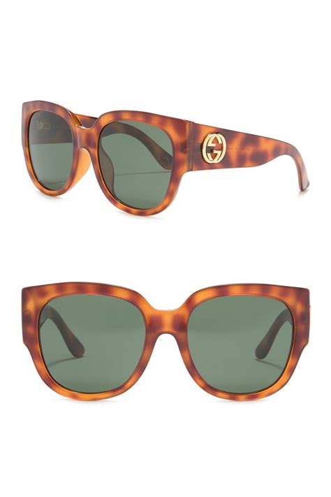 gucci 55mm oversized square sunglasses|gucci sunglasses clearance.